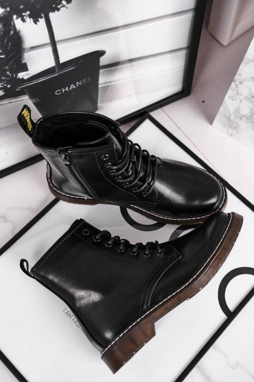 Juodi Moteriški kerziniai batai Marita