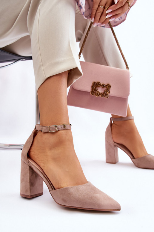 Zomšiniai aukštakuliai bateliai...