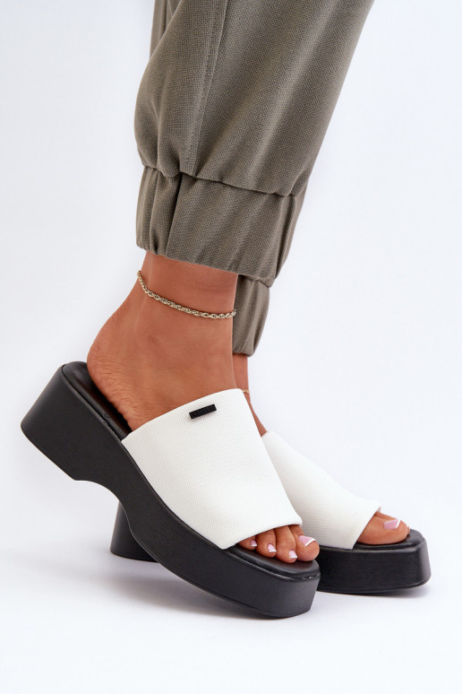 Moteriškos šlepetės Big Star baltos...