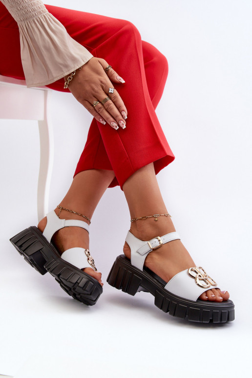 Moteriškos basutės baltos spalvos su...