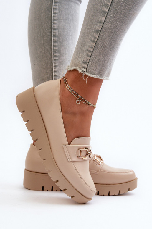 Moteriški mokasinai paaukšintu padu...