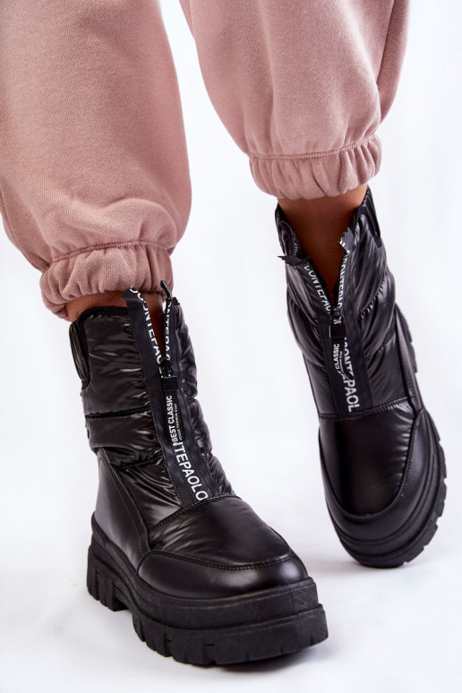 Sniego batai su elastine juostele...