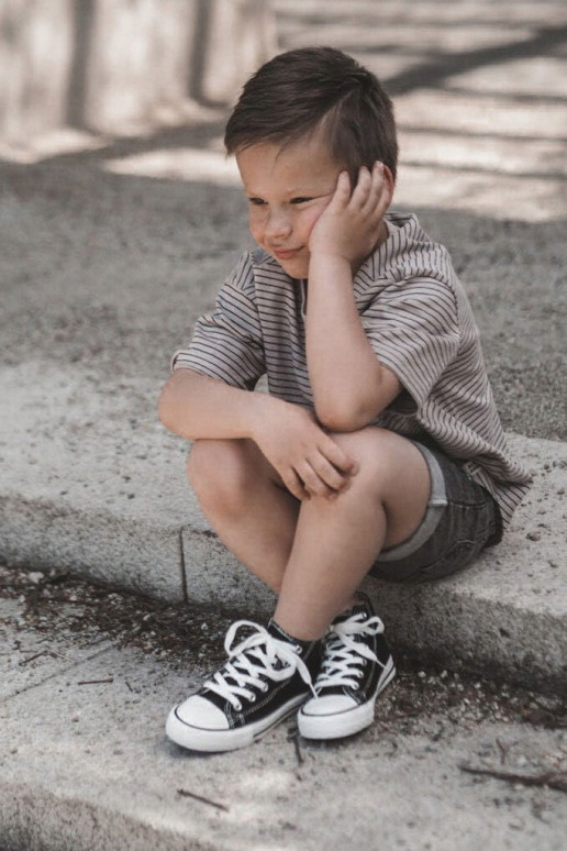 Vaikiški batai su auliuku juodos spalvos