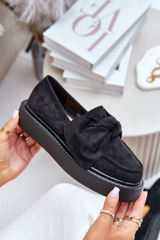 Moteriški mokasinai paaukštintu padu...