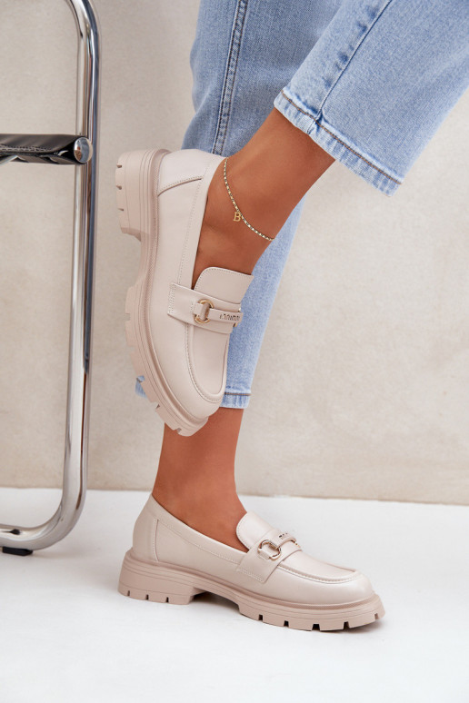 Smėlio spalvos klasikinio stiliaus...