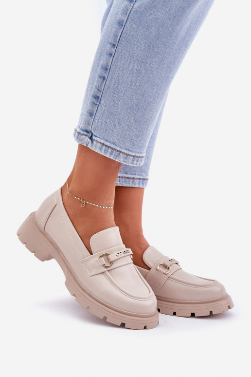 Smėlio spalvos klasikinio stiliaus...