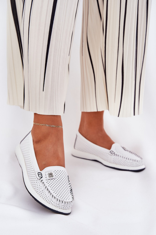 Baltos spalvos odiniai moteriški...