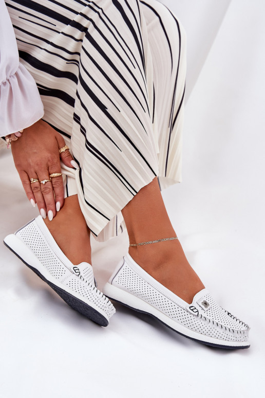 Baltos spalvos odiniai moteriški...