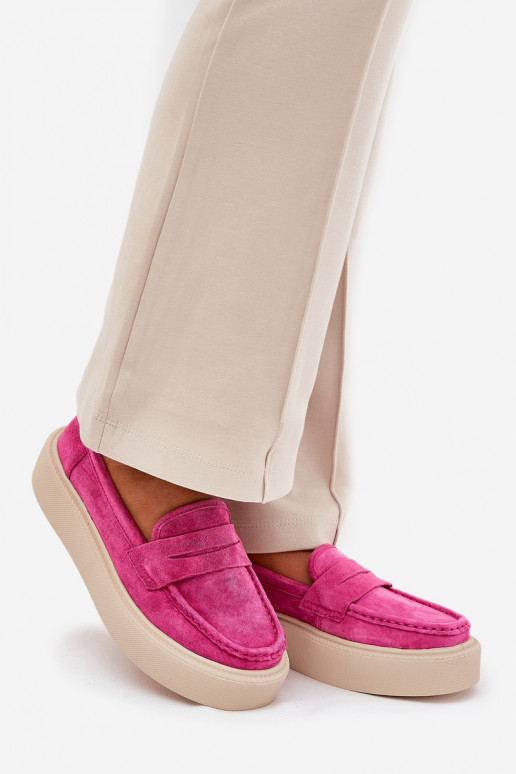 Moteriški mokasinai iš zomšos su...