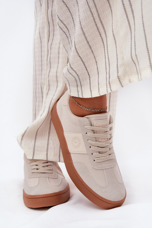 Smėlio spalvos sportinio stiliaus...