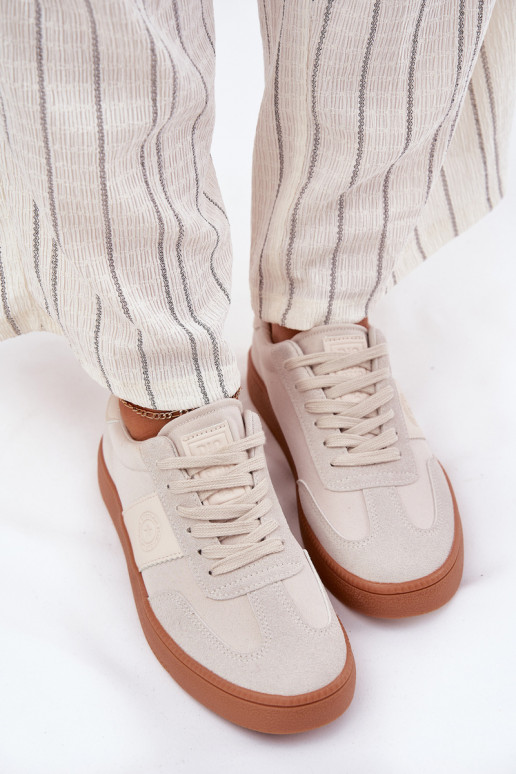 Smėlio spalvos sportinio stiliaus...