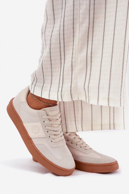 Smėlio spalvos sportinio stiliaus...