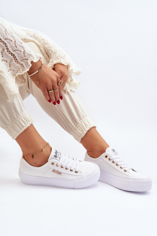 Moteriški baltos spalvos batai su...