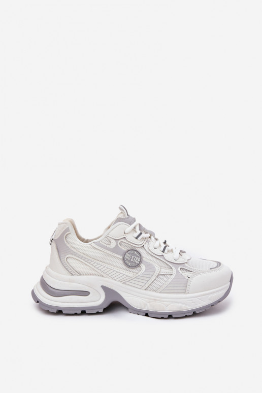 Baltos spalvos moteriški sportinio...