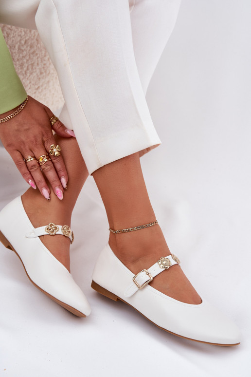 Moteriškos balerinos su dirželiais ir...