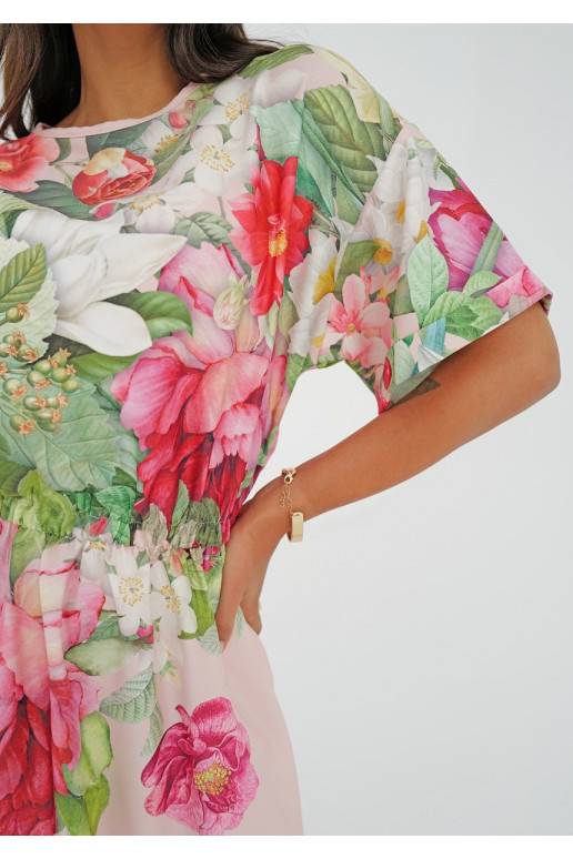 Greta - MIDI ilgio suknelė su raštais Greta - MIDI ilgio suknelė su raštais