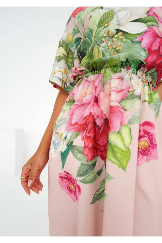 Greta - MIDI ilgio suknelė su raštais