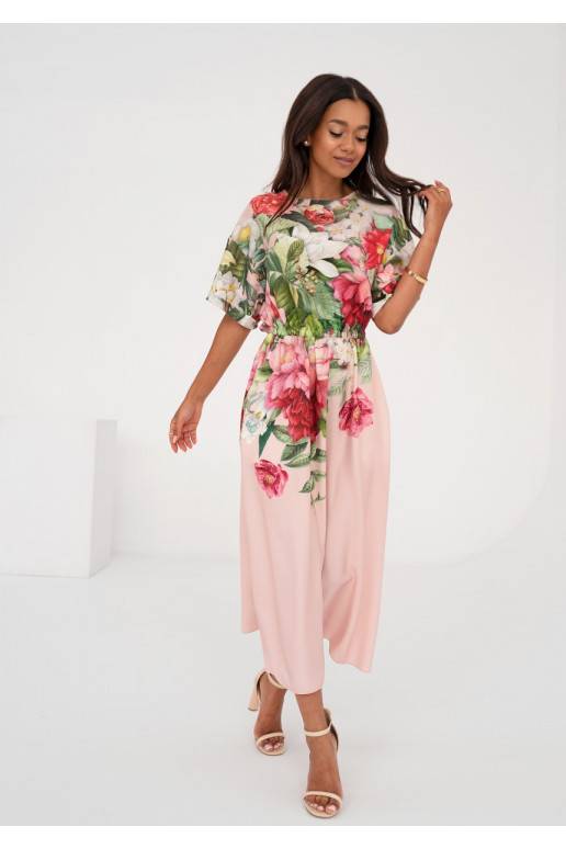 Greta - MIDI ilgio suknelė su raštais Greta - MIDI ilgio suknelė su raštais