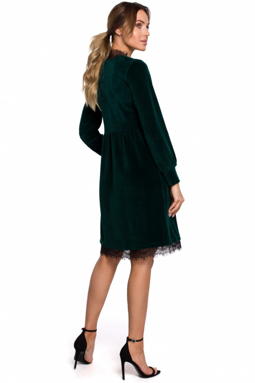 Veliūrinė vakarinė suknelė modelis Moe