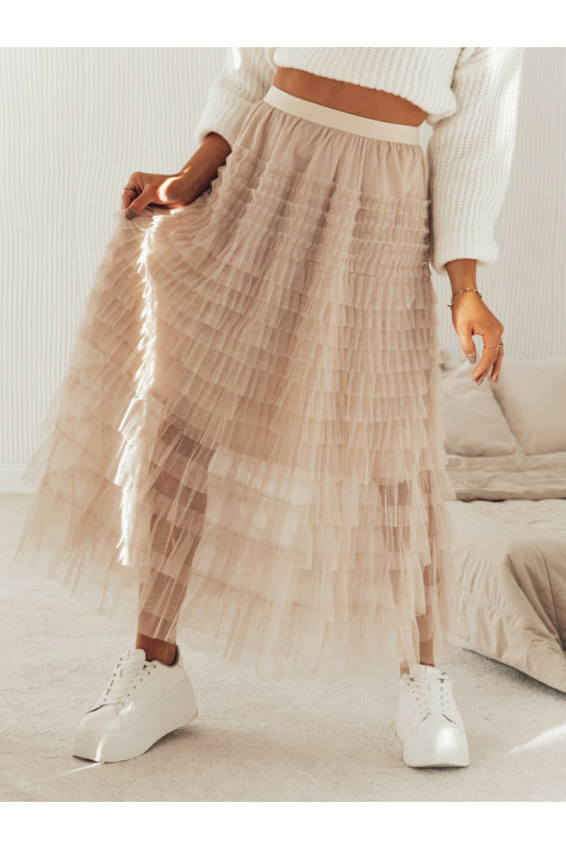 Smėlio spalvos sijonas PASTELLA