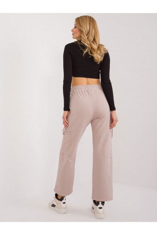 Sportinės kelnės smėlio spalvos