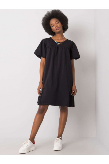 Juoda medvilninė suknelė... 2