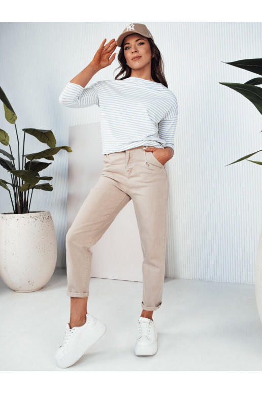 Moteriški džinsai aukštu juosmeniu...