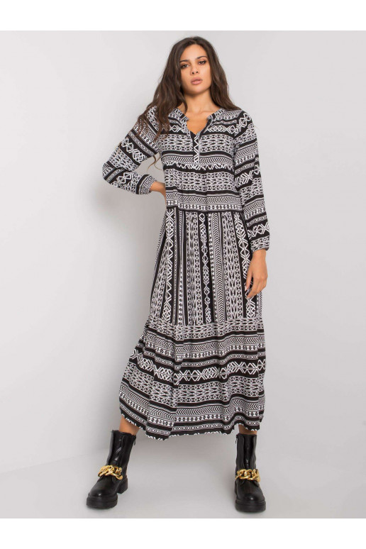 Juoda viskozinė suknelė