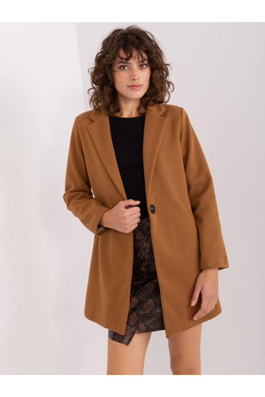 Klasikinis paltas rudos spalvos