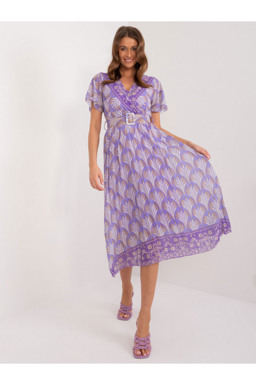 Laisvalaikio suknelė violetinės spalvos