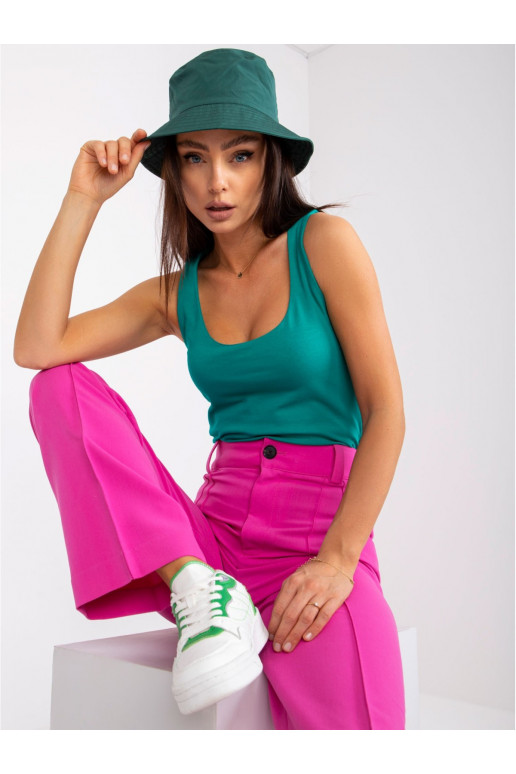 Top tipo palaidinė žalia