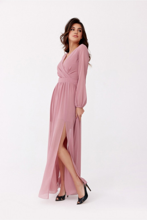 Ilga suknelė rožinės spalvos Roco...