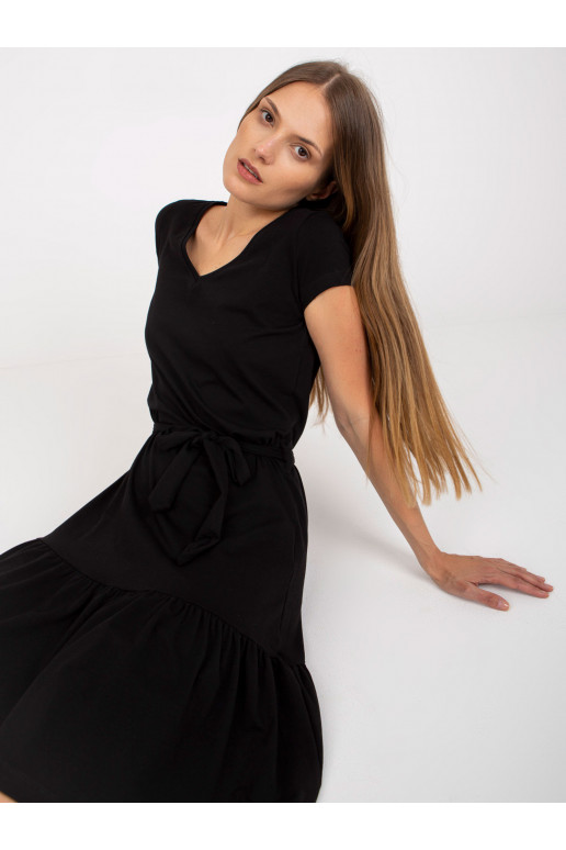 Juoda laisvalaikio suknelė RUE PARIS