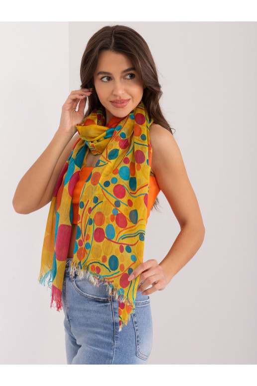 Skara su raštais geltonos spalvos