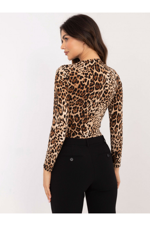 Palaidinė su gyvūno raštais