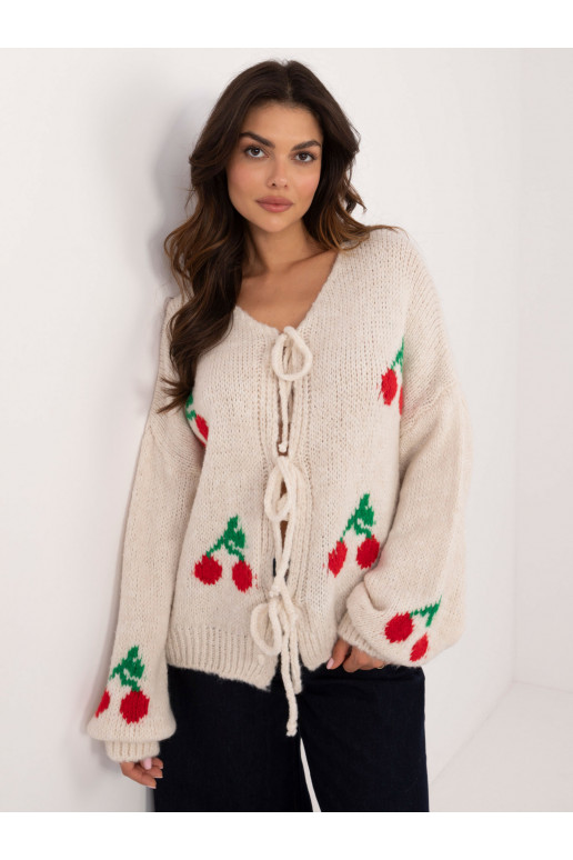 Megztinis šviesiai smėlio spalvos