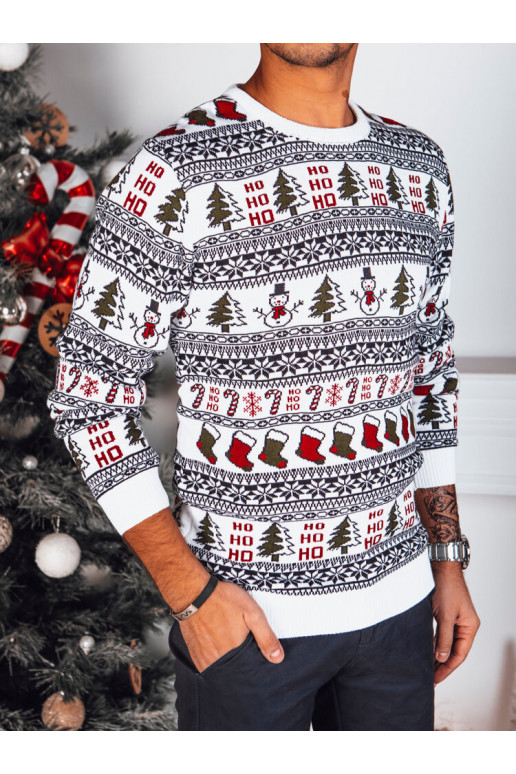 Vyriškas kalėdinis megztinis su raštais