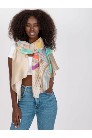 Smėlio spalvos plona skara... 2