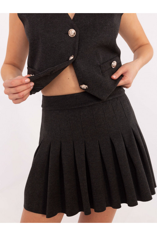 Sijonas tamsiai pilkas