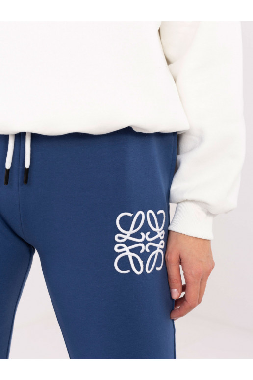 Sportinės kelnės tamsiai mėlynos