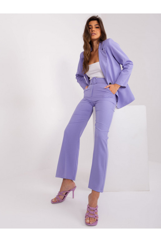 Klasikinės kelnės violetinės spalvos