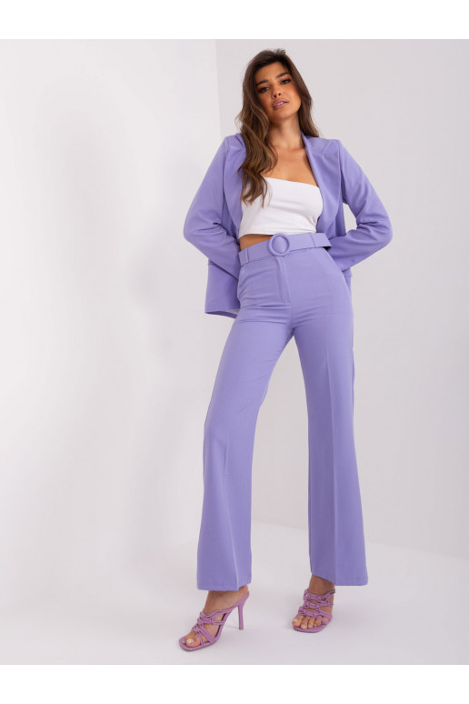 Klasikinės kelnės violetinės spalvos