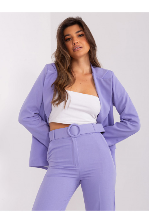 Klasikinės kelnės violetinės spalvos