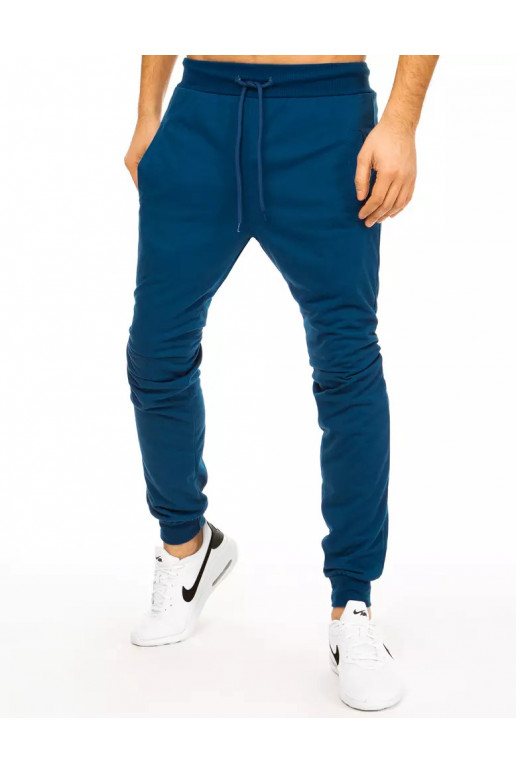 Vyriškos mėlynos sportinės kelnės