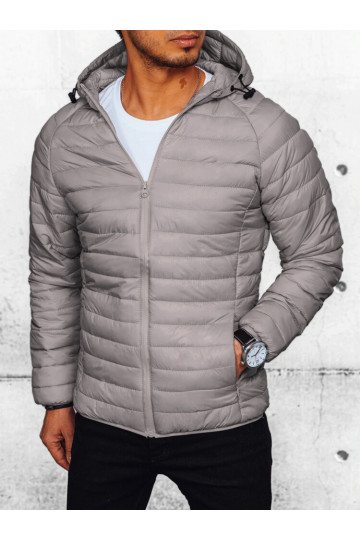 Vyriška striukė šviesiai pilka