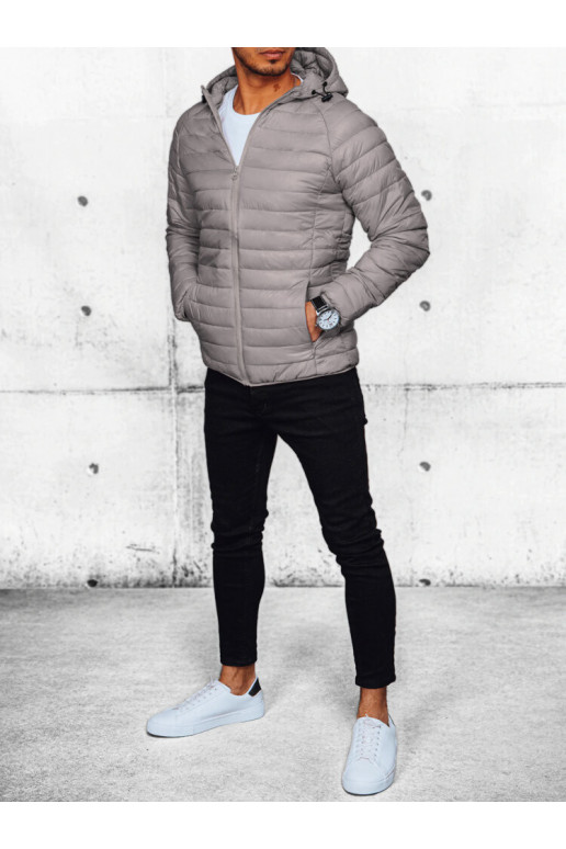 Vyriška striukė šviesiai pilka