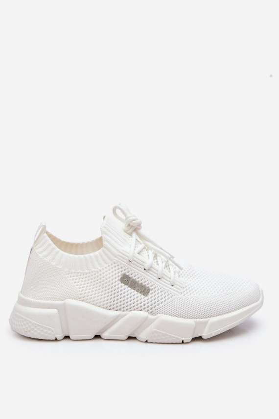 Moteriškos Lengva Sneakers modelio batai Memory Foam System Big Star JJ274268 baltos spalvos