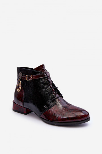 Moteriški aulinukai  Avalynė Maciejka 5743A-23 bordo spalvos 2