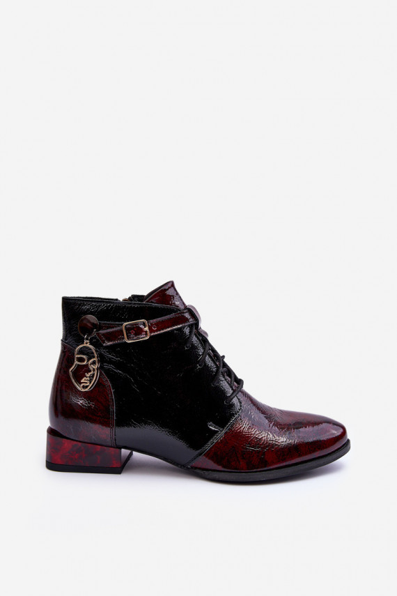 Moteriški aulinukai  Avalynė Maciejka 5743A-23 bordo spalvos