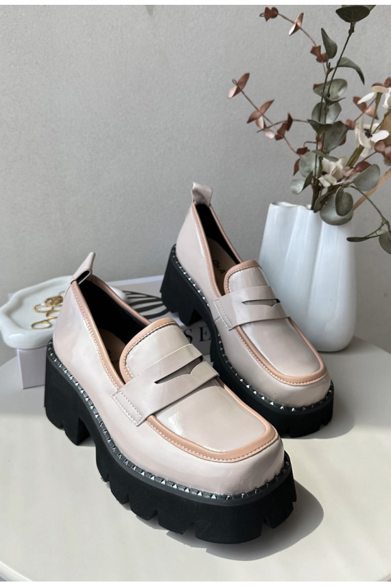 Oda Moteriškos Mokasinai D&A MR870-32 smėlio spalvos